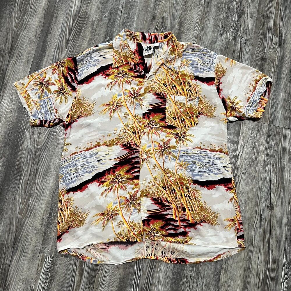 Kennington California Rayon Hawaiian Shirt Medium
